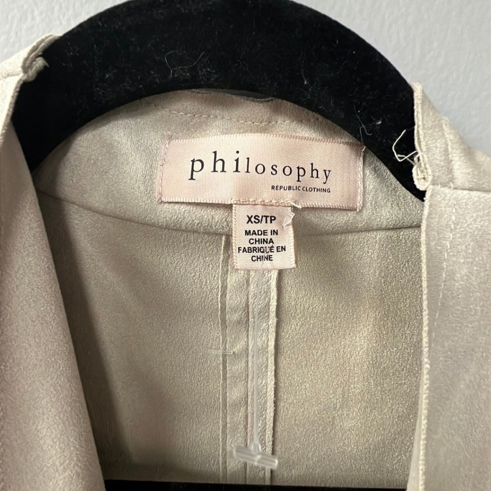 Philosophy Open Front Drawstring Jacket - image 2